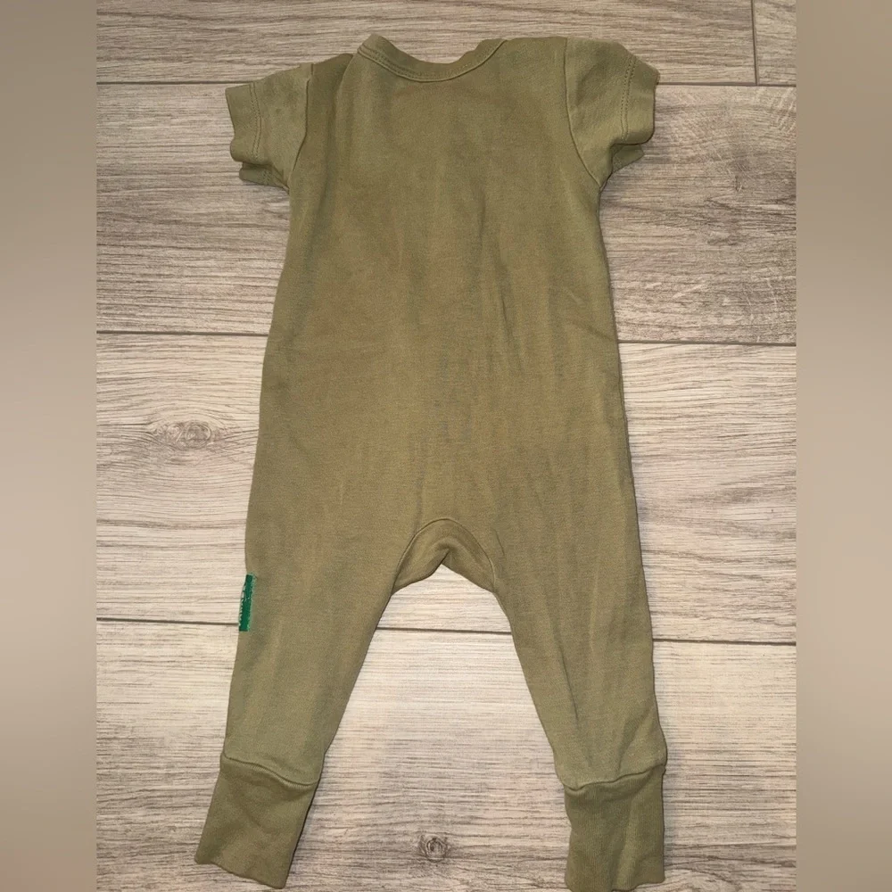 Olive Green Baby Boy One Piece